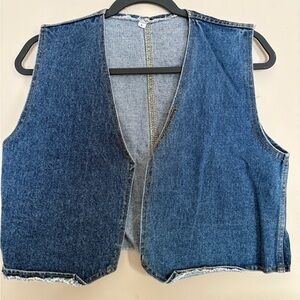 women’s denim vest